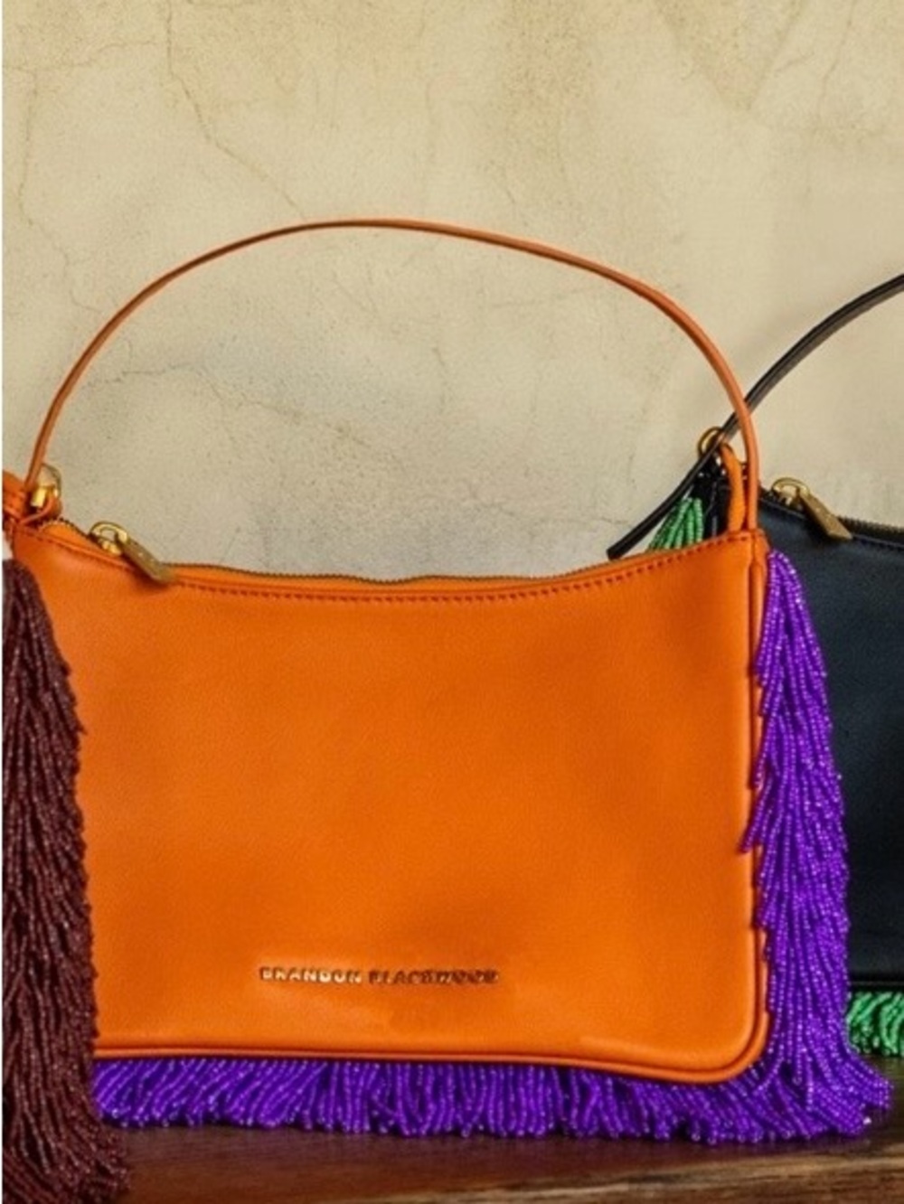 In search of (do not buy). Brandon Blackwood beaded Cortni bag